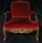 'Le-fauteuil-rouge'-2012-Huile-125x125cm